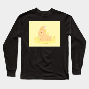 Bunny Destroyer of Flowers Long Sleeve T-Shirt